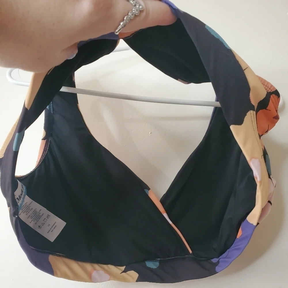 ModCloth Madison Bikini Swim Top Retro Bloom Size 1X